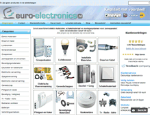 Tablet Screenshot of euro-electronics.nl